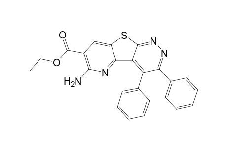 Ethyl 6-Amino-3,4-diphenylpyrido[2',3':4,5]thieno[2,3-c]pyridazine-7-carboxylate