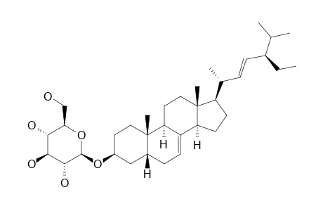 CHONDRILLASTEROL-3-O-GLUCOPYRANOSIDE;5-ALPHA-STIGMASTA-7,22-DIEN-3-BETA-O-GLUCOPYRANOSIDE