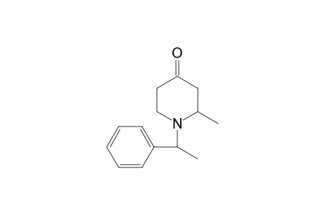 2-Methyl-1-(1-phenyl-(1S)-ethyl)-(2S)-perhydro-4-pyridinone