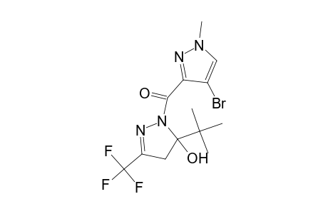 (4-Bromo-1-methyl-1H-pyrazol-3-yl)(5-tert-butyl-5-hydroxy-3-trifluoromethyl-4,5-dihydropyrazol-1-yl)methanone