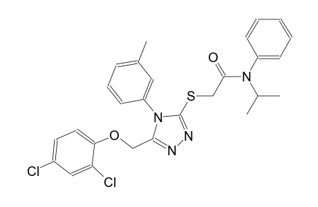 acetamide, 2-[[5-[(2,4-dichlorophenoxy)methyl]-4-(3-methylphenyl)-4H-1,2,4-triazol-3-yl]thio]-N-(1-methylethyl)-N-phenyl-