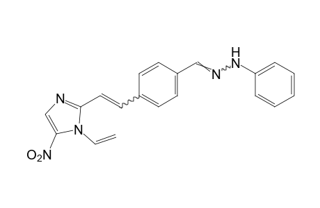 p-[2-(5-nitro-1-vinylimidazol-2-yl)vinyl]benzaldehyde, phenylhydrazone