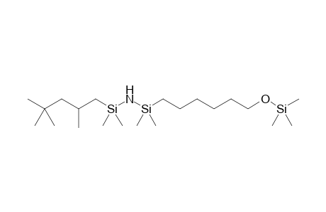 1-[[[dimethyl(6-trimethylsilyloxyhexyl)silyl]amino]-dimethyl-silyl]-2,4,4-trimethyl-pentane