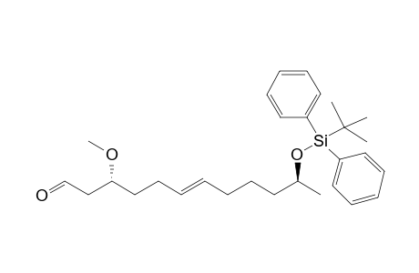 11(S)-[(t-Butyldiphenylsilyl)oxy]-3(R)-methoxy-6(E)-dodecenal