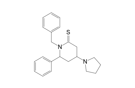 1-Benzyl-4-pyrrolidino-6-phenylpiperidine-2-thione