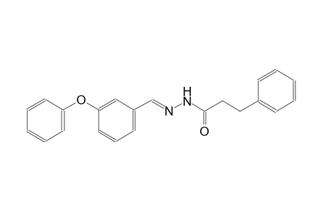 N'-[(E)-(3-phenoxyphenyl)methylidene]-3-phenylpropanohydrazide