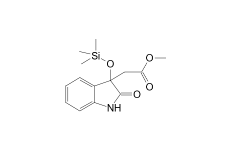 3-trimethylsiloxy-2-oxoindol-3-ylacetic acid, methyl ester
