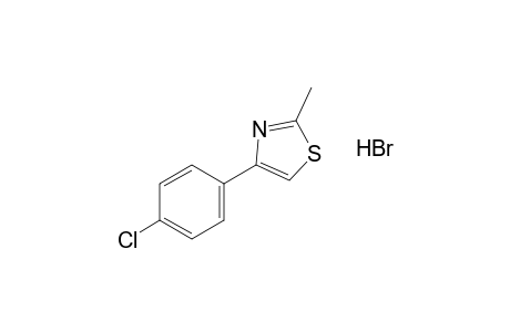 4-(p-chlorophenyl)-2-methylthiazole, hydrobromide