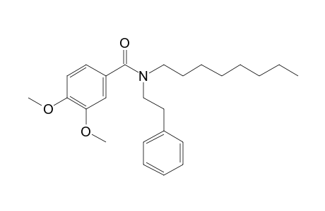 Benzamide, 3,4-dimethoxy-N-(2-phenylethyl)-N-octyl-