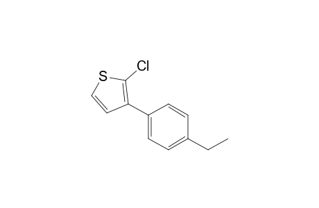 2-chloro-3-(4-ethylphenyl)thiophene
