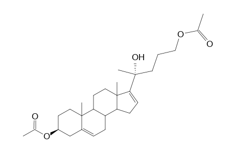 Chola-5,16-diene-3,20,24-triol, 3,24-diacetate, (3.beta.,20R)-