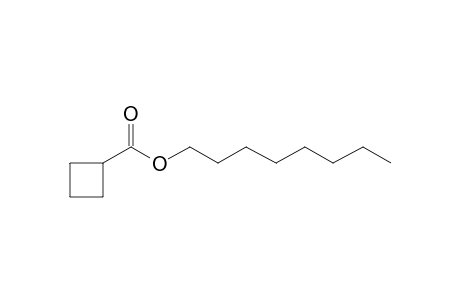 Cyclobutanecarboxylic acid, octyl ester