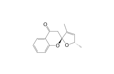 Spiro[2H-1-benzopyran-2,2'(5'H)-furan]-4(3H)-one, 3',5'-dimethyl-, trans-(.+-.)-