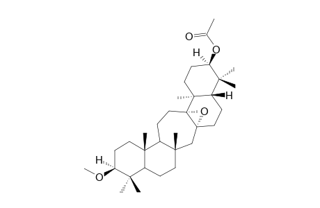 13-ALPHA,14-ALPHA-EPOXY-3-BETA-METHOXYSERRATAN-21-BETA-YL-ACETATE