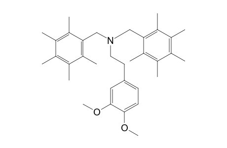 2,2',3,3',4,4',5,5',6,6'-decamethyl-N-(3,4-dimethoxyphenethyl)dibenzylamine