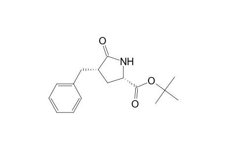 tert-Butyl (2S)-4.alpha.-(phenylmethyl)pyroglutamate