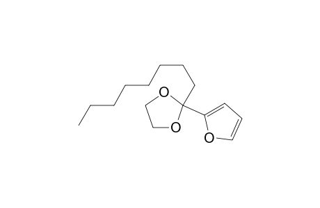 1,3-Dioxolane, 2-(2-furanyl)-2-octyl-