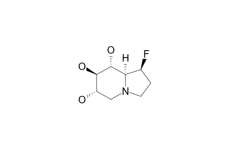 (1S,6S,7R,8R,8aS)-1-fluoroindolizidine-6,7,8-triol