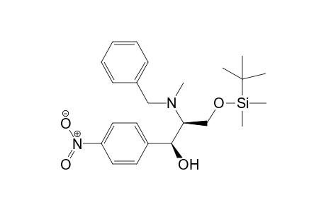 (1S,2S)-1-(p-Nitrophenyl)-2-(N -benzyl-N-methylamino)-3-(t-butyldimethylsilyloxy)propan-1-ol