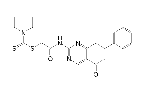 2-oxo-2-[(5-oxo-7-phenyl-5,6,7,8-tetrahydro-2-quinazolinyl)amino]ethyl diethyldithiocarbamate