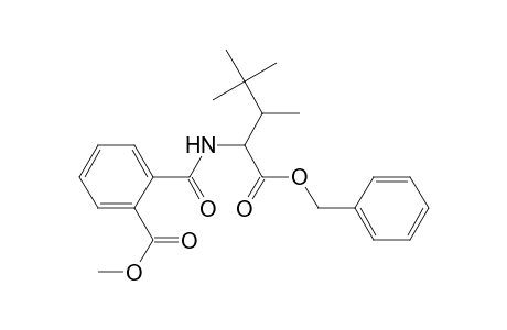 Benzyl N-[2-(methoxycarbonyl)benzoyl]-2-amino-3,4,4-trimethylpentanoate
