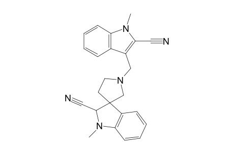 1'-[(2-cyano-1-methyl-3-indolyl)methyl]-1-methyl-2-spiro[2H-indole-3,3'-pyrrolidine]carbonitrile