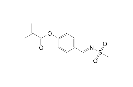 2-Propenoic acid, 2-methyl-, 4-[[(methylsulfonyl)imino]methyl]phenyl ester