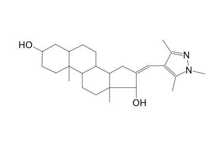 16-[(1,3,5-trimethyl-1H-pyrazol-4-yl)methylene]androstane-3,17-diol