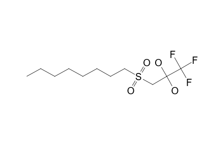 1,1,1-TRIFLUORO-3-(OCTANE-1-SULFONYL)-PROPANE-2,2-DIOL