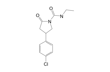 4-(4-CHLOROPHENYL)-2-OXO-PYRROLIDINE-1-CARBOXYLIC-ACID-AMIDE