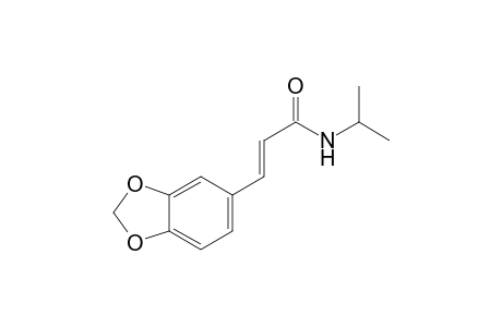 2-Propen-amide, 3-(1,3-benzodioxol-5-yl)-N-(1-methylethyl)-