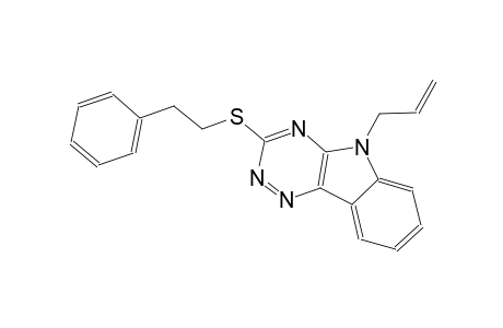 5-allyl-3-[(2-phenylethyl)sulfanyl]-5H-[1,2,4]triazino[5,6-b]indole
