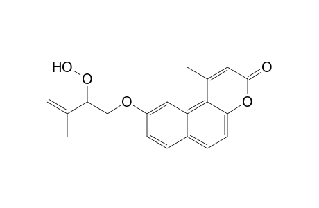 9-(2-Hydroperoxy-3-methyl-3-butenyloxy)-1-methylnaphtho[2,1-b]pyran-3-one