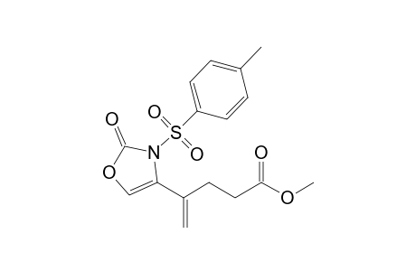 4-[2-Oxo-3-p-toluenesulfonyl-2,3-dihydrooxazol-4-yl]pent-4-enoic acid methyl ester