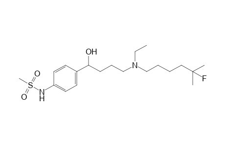 N-[4-[4-[ethyl-(5-fluoranyl-5-methyl-hexyl)amino]-1-oxidanyl-butyl]phenyl]methanesulfonamide