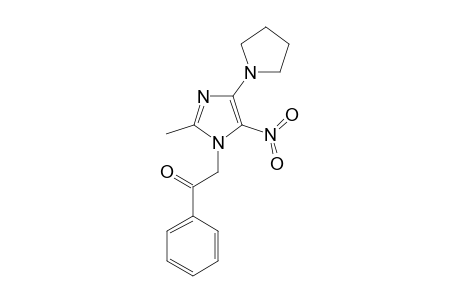 2-METHYL-5-NITRO-1-PHENACYL-4-PYRROLIDINO-IMIDAZOLE