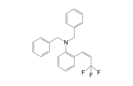 (Z)-N,N-Dibenzyl-2-(3,3,3-trifluoroprop-1-enyl)aniline