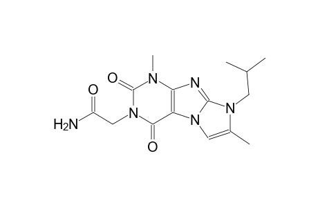1H-imidazo[2,1-f]purine-3-acetamide, 2,3,4,8-tetrahydro-1,7-dimethyl-8-(2-methylpropyl)-2,4-dioxo-