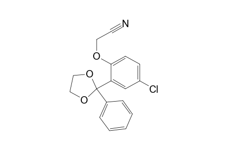 Acetonitrile, [4-chloro-2-(2-phenyl-1,3-dioxolan-2-yl)phenoxy]-