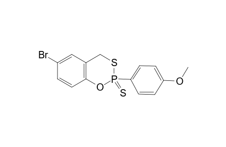 6-Bromo-2-(4-methoxyphenyl)-4H-1,3,2-benzoxathiaphosphinine-2-sulfide