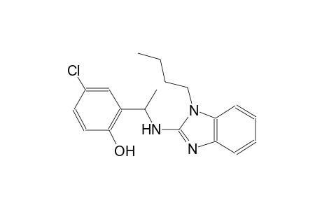 2-{1-[(1-butyl-1H-benzimidazol-2-yl)amino]ethyl}-4-chlorophenol