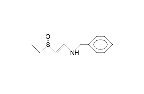 Benzenemethanamine, N-[2-(ethylsulfinyl)-1-propenyl]-