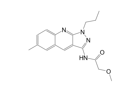 2-methoxy-N-(6-methyl-1-propyl-1H-pyrazolo[3,4-b]quinolin-3-yl)acetamide