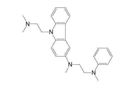 9H-Carbazol-3-amine, 9-(2-dimethylaminoethyl)-N-methyl-N-[2-(methyl)phenylamino]ethyl-