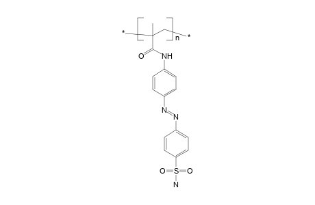Poly[P-(4-sulfamoylphenylazo)phenyl methacrylamide]