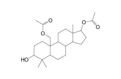 17-(Acetyloxy)-3-hydroxy-4,4-dimethylandrostan-19-yl acetate
