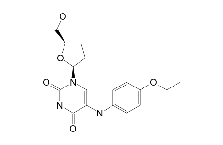 5-(4-ETHOXYANILINO)-2,3-DIDEOXYURIDINE