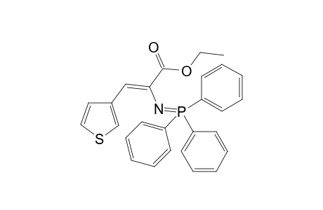 (Z)-Ethyl 3-thienyl-2-(triphenylphosphoranylideneimino)prop-2-enoate