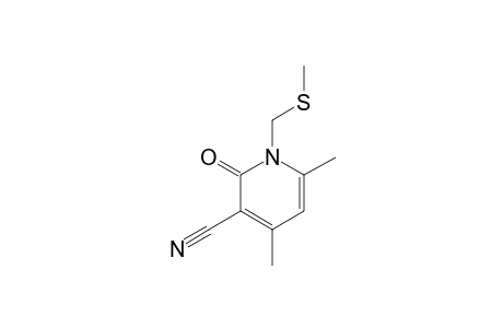 4,6-DIMETHYL-1-(METHYLTHIOMETHYL)-2-OXO-1,2-DIHYDROPYRIDINE-3-CARBONITRILE