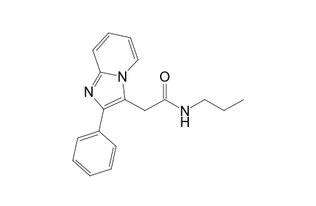 2-(2-phenyl-3-imidazo[1,2-a]pyridinyl)-N-propylacetamide